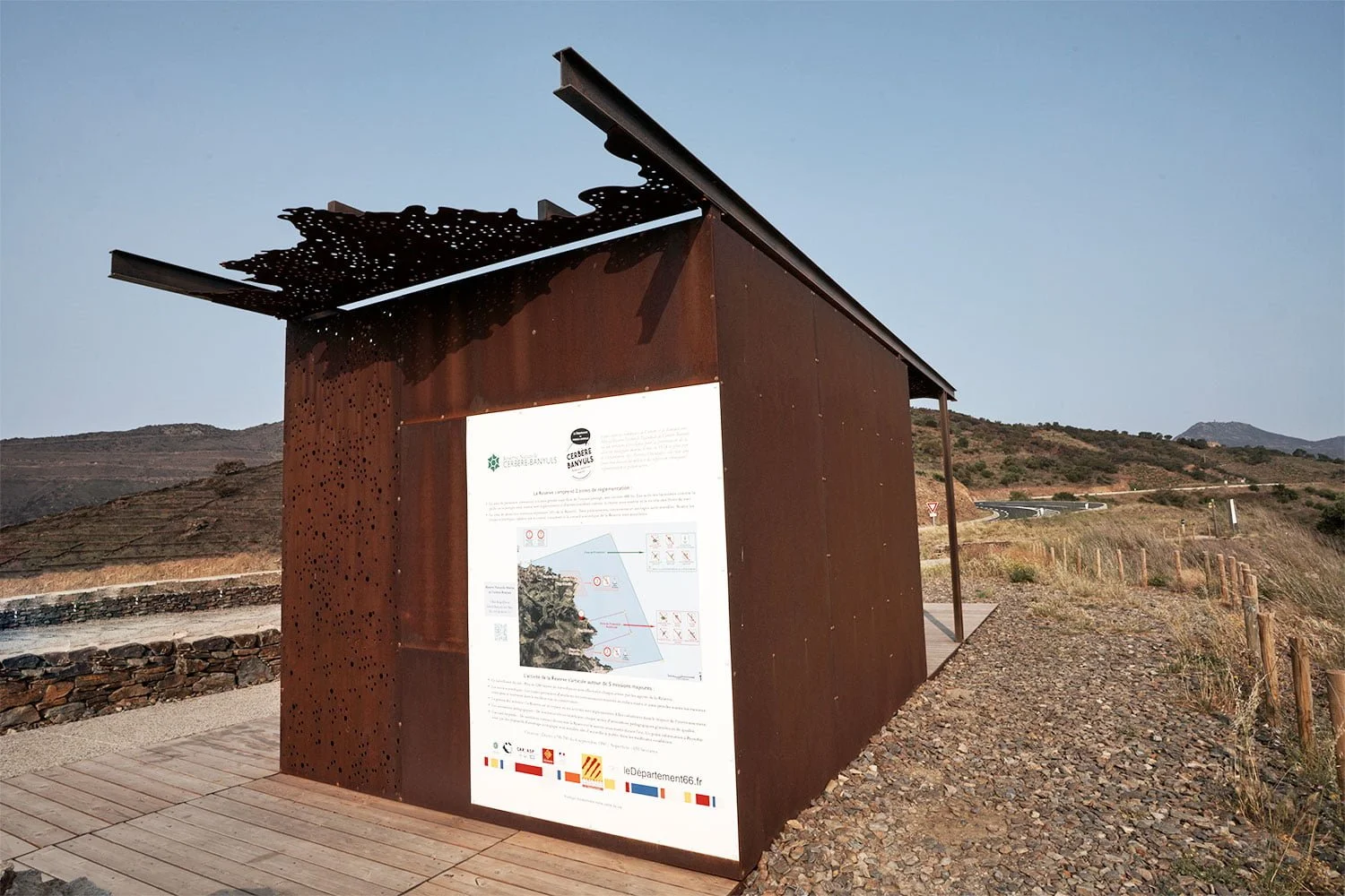 Acier Corten Cap Rederis FER NEUF métallerie perpignan