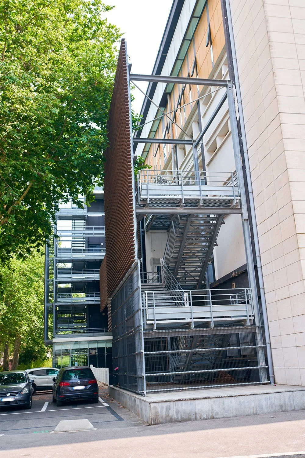 Escalier galvanisé Ferneuf métallerie