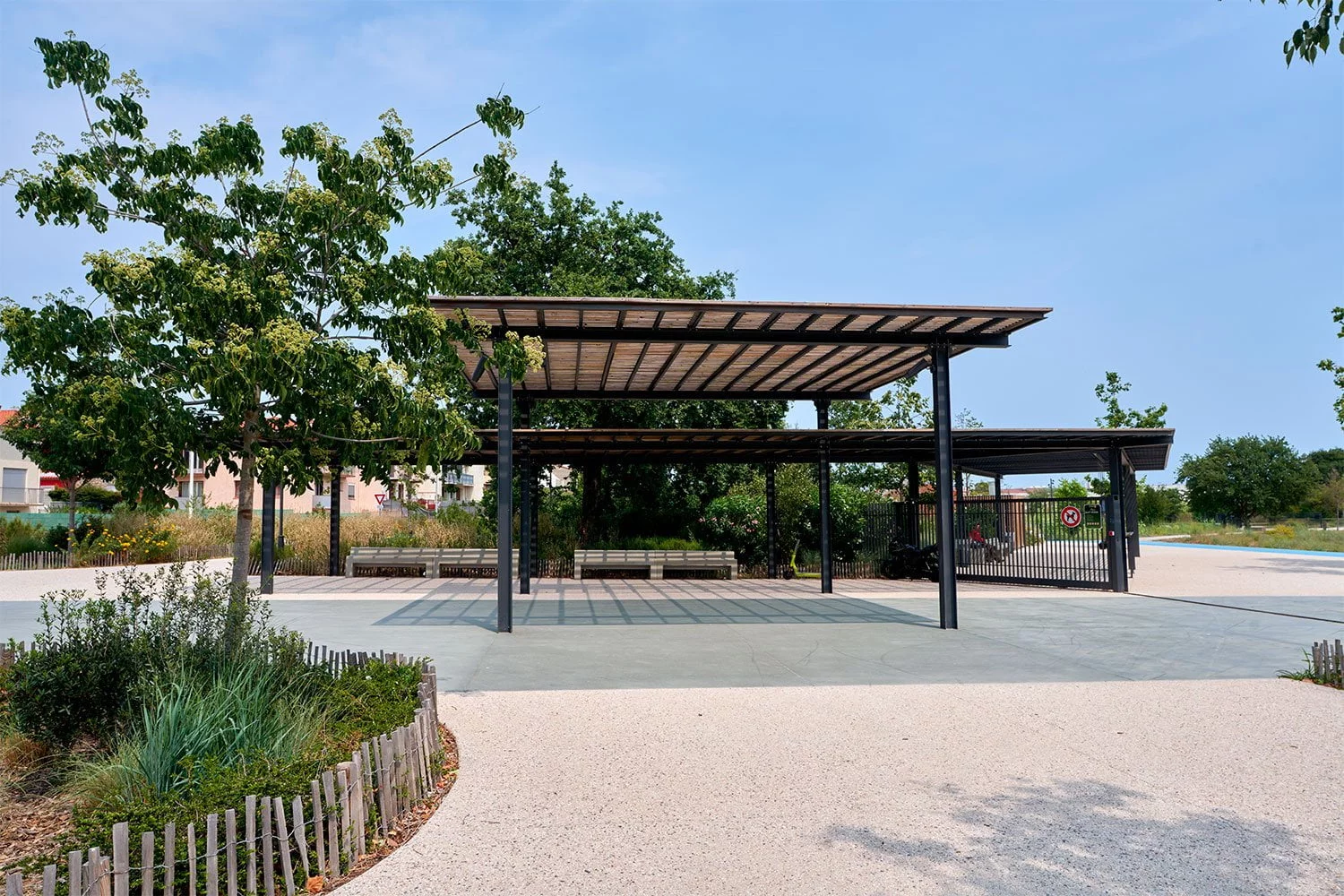 Pergola IPN Perpignan Ferneuf Métallerie